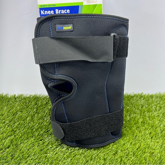 Actimove Knee Brace Wrap Around, Simple Hinges, Sport Edition XL Black, Cool Max - Picture 6 of 9